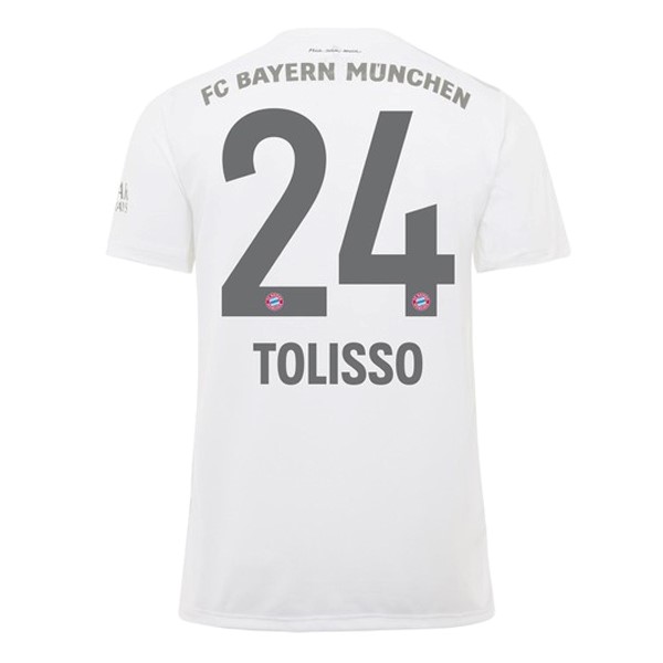 Camiseta Bayern Munich NO.24 Tolisso 2ª 2019-2020 Blanco